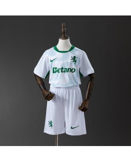Auswärtstrikot von Sporting Lissabon für die Saison 25/26- Kind