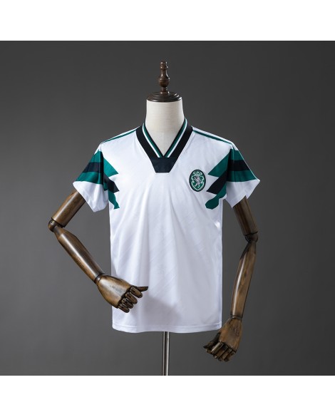 Sporting Lissabon Retro - Weißes Trikot