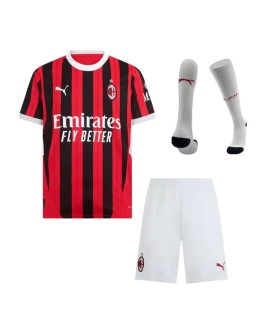 Heimtrikot des AC Mailand 2024/25 (Trikot + Hose + Stutzen)