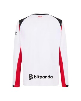 AC Mailand Auswärts-Fußballtrikot 2025/26 Retro – Langarm