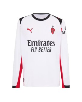 AC Mailand Auswärts-Fußballtrikot 2025/26 Retro – Langarm