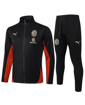 AC Mailand Trainingsanzug-Jacke 2425-Schwarz