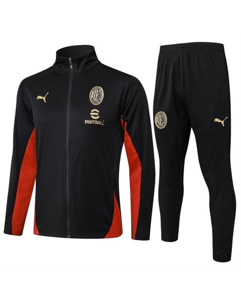 AC Mailand Trainingsanzug-Jacke 2425-Schwarz