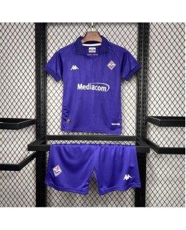 Fiorentina 2024/25 Heimtrikot für Kinder