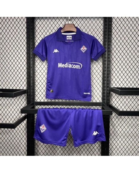 Fiorentina 2024/25 Heimtrikot für Kinder