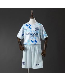 Inter Mailand Auswärtstrikot 2025/26 - Kind
