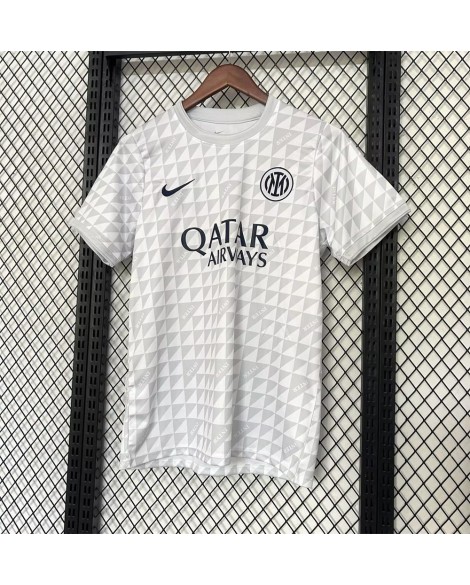 Inter Milan weißes Trainingsjersey für die Saison 26/27