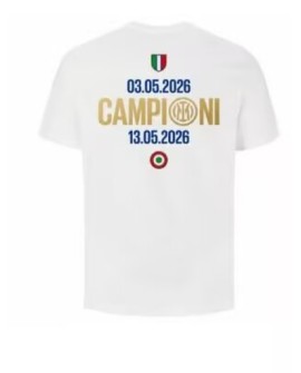Inter Milan Champion-Gedenk-T-Shirt