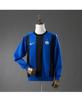 Inter Mailand Langarm-Sweatshirt mit Farbverlauf in Blau und Schwarz 2526