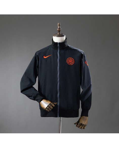 Inter Mailand Auswärts-Trenchcoat Saison 25/26 - Schwarz
