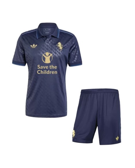 Juventus Drittes Auswärts-Fußballtrikot 2024/25 (Trikot+Shorts) - Sponsor Save The Children