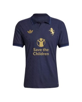 Juventus drittes Auswärts-Fußballtrikot authentisch 2024/25 – Save The Children Sponsor