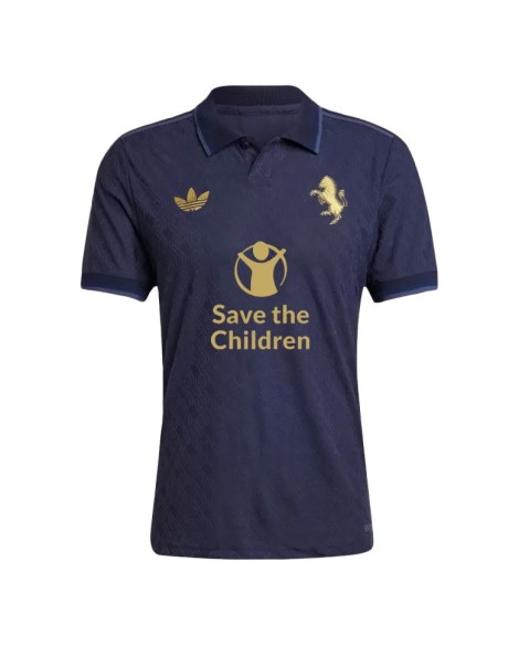 Juventus drittes Auswärts-Fußballtrikot authentisch 2024/25 – Save The Children Sponsor