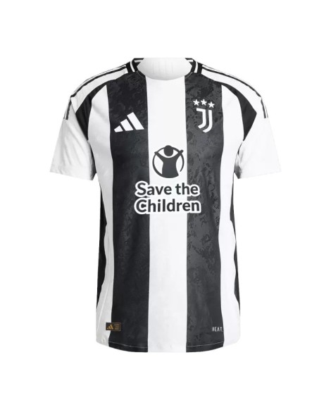 Authentisches Juventus-Heim-Fußballtrikot 2024/25 – Sponsor „Save The Children“