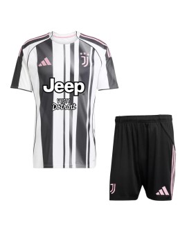 Juventus Heim-Fußballtrikot 2025/26 (Trikot + Shorts)