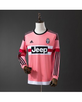 Juventus Auswärtstrikot 2015/26 Langarm Retro-Trikot