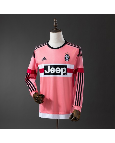 Juventus Auswärtstrikot 2015/26 Langarm Retro-Trikot