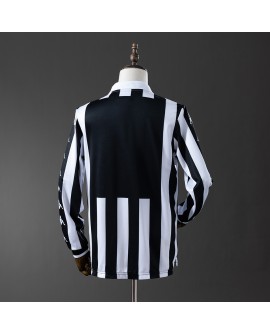Juventus Heimtrikot der Saison 99/00 Retro-Langarmtrikot
