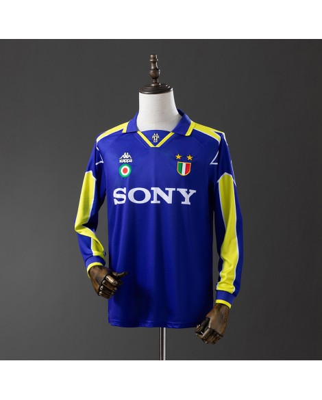 Juventus 95/96 Auswärtstrikot (Langarm, Retro)