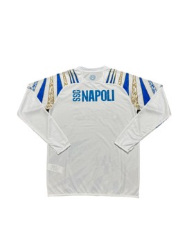 Napoli weißes Langarm-Aufwärmtrikot 2526