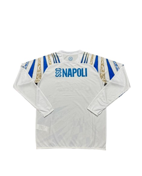 Napoli weißes Langarm-Aufwärmtrikot 2526