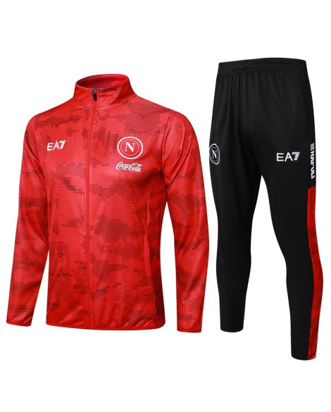 Napoli Jacke Trainingsanzug 2425-Rot