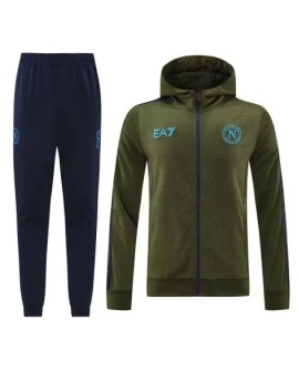 Napoli Kapuzenjacke Trainingsanzug 2425-Grün