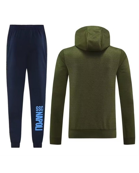 Napoli Kapuzenjacke Trainingsanzug 2425-Grün