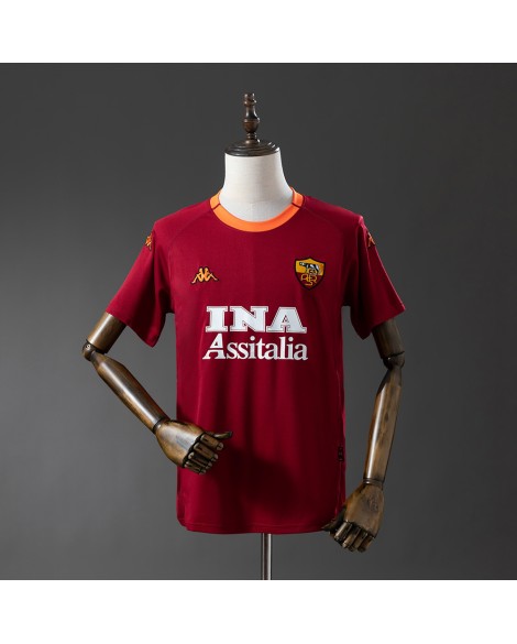Retro-Heimtrikot der Roma 2000/01
