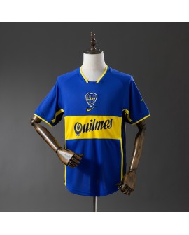 Boca Juniors 2001/02 Heimtrikot im Retro-Stil