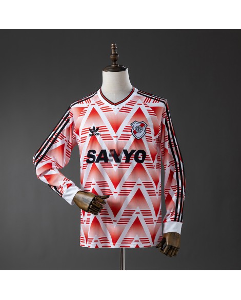River Plates Retro-Auswärtstrikot der Saison 92/93 - Langärmlig