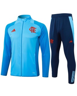 Flamengo Jacke Trainingsanzug 2425-Hellblau