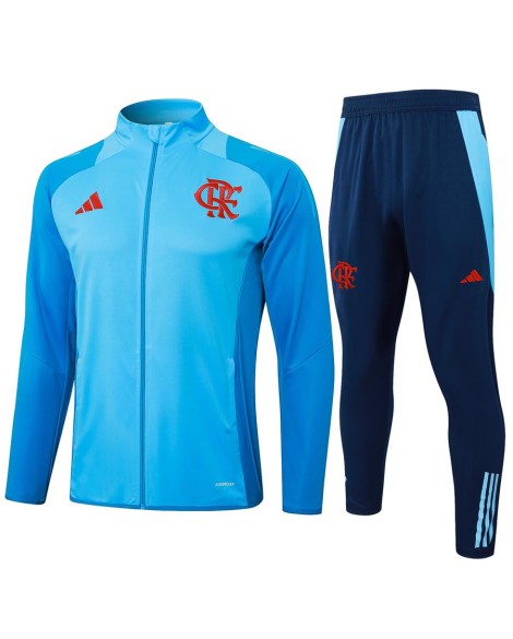 Flamengo Jacke Trainingsanzug 2425-Hellblau
