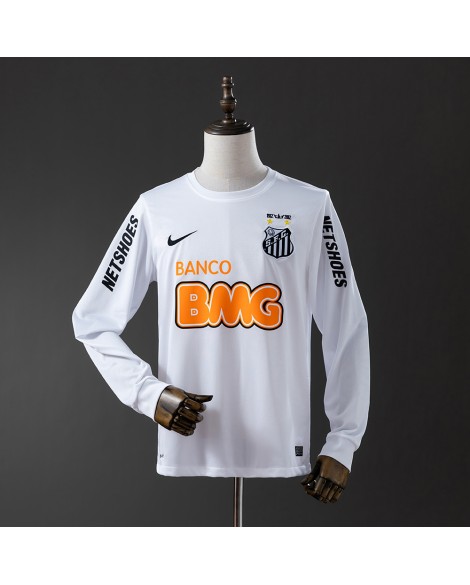 Retro-Langarm-Heimtrikot von Santos für die Saison 11/12