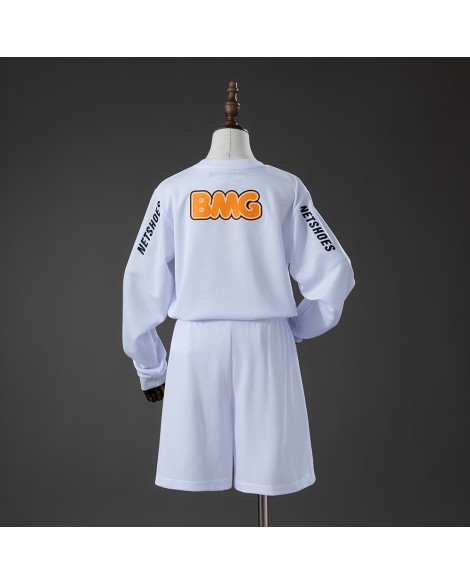 Santos Heimtrikot der Saison 11/12 Retro-Langarmtrikot - Kind