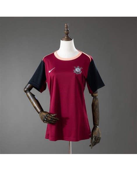 Corinthians Trainingsjersey der Saison 2026/27, burgunderrot - Damen