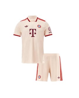 Bayern München Drittes Auswärts-Fußballtrikot 2024/25 Kinder (Trikot + Shorts) – UCL