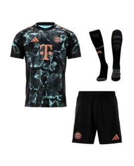 Bayern München Auswärts-Fußballtrikot 2024/25 (Trikot+Shorts+Socken)