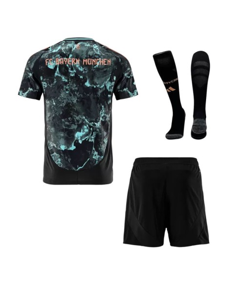 Bayern München Auswärts-Fußballtrikot 2024/25 (Trikot+Shorts+Socken)