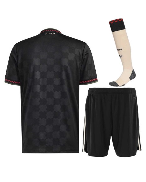 Das dritte Trikot des FC Bayern München für die Saison 2025/26 (Trikot + Shorts + Stutzen)