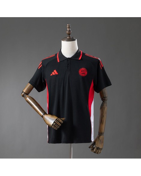 Bayern München 25/26 POLO-Schwarz