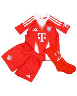 Bayern München Heimtrikot 2025/26 + Shorts + Stutzen - Kinder 
