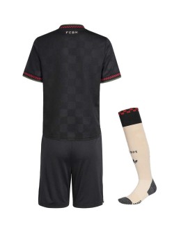 Bayern München Saison 2025/26 Drittes Auswärtstrikot-Set (Trikot + Shorts + Stutzen) - Kinder 