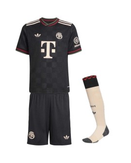 Bayern München Saison 2025/26 Drittes Auswärtstrikot-Set (Trikot + Shorts + Stutzen) - Kinder 