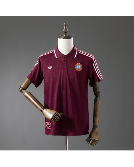 Bayern München 25/26 POLO - Kastanienbraun