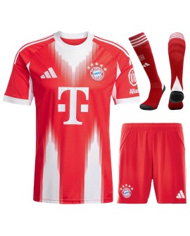Bayern München Heimtrikot 2025/26 + Shorts + Stutzen