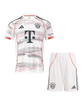 Bayern München Auswärts-Fußballtrikot 2025/26 (Trikot + Shorts)