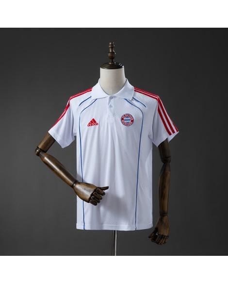 Bayern München 25/26 POLO - Weiß Bayern München 25/26 POLO - Weiß