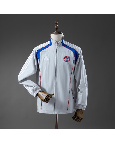 Bayern München 24/25 Hellgrauer Windbreaker