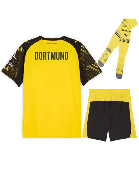 Borussia Dortmund Heimtrikot 2025/26 (Trikot + Shorts + Stutzen)